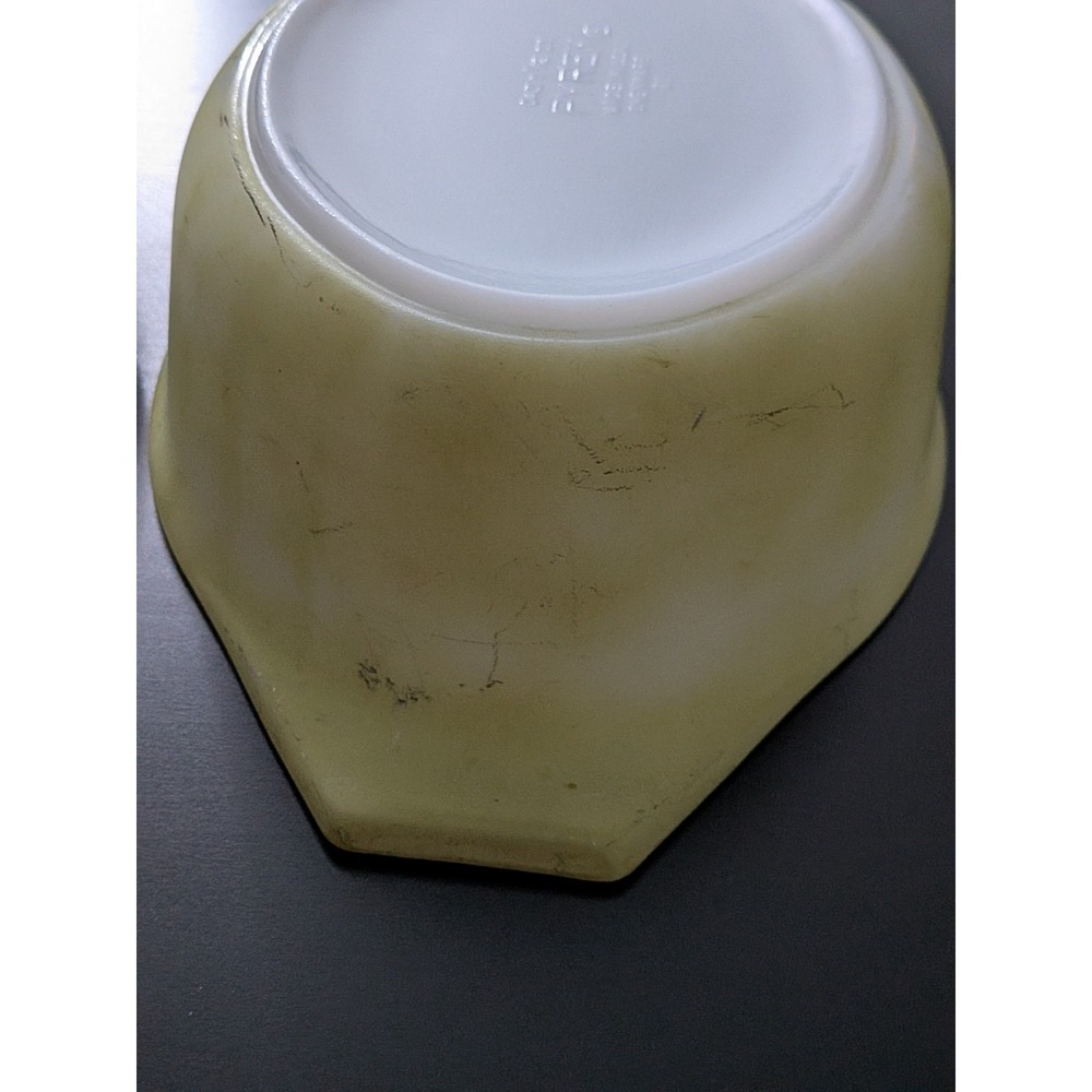 Vintage PYREX Lidded Casserole Dish Olive Green Model 043 1 1/2 Qt - Picture 9 of 14
